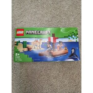LEGO Minecraft The Pirate Ship Voyage 21259 Building Toy Set New Sealed